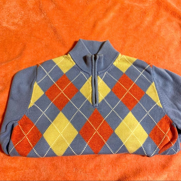 BROOKS BROTHERS Boy Argyle Plaid print on front - Picture 9 of 11